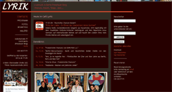 Desktop Screenshot of cafe-lyrik.de